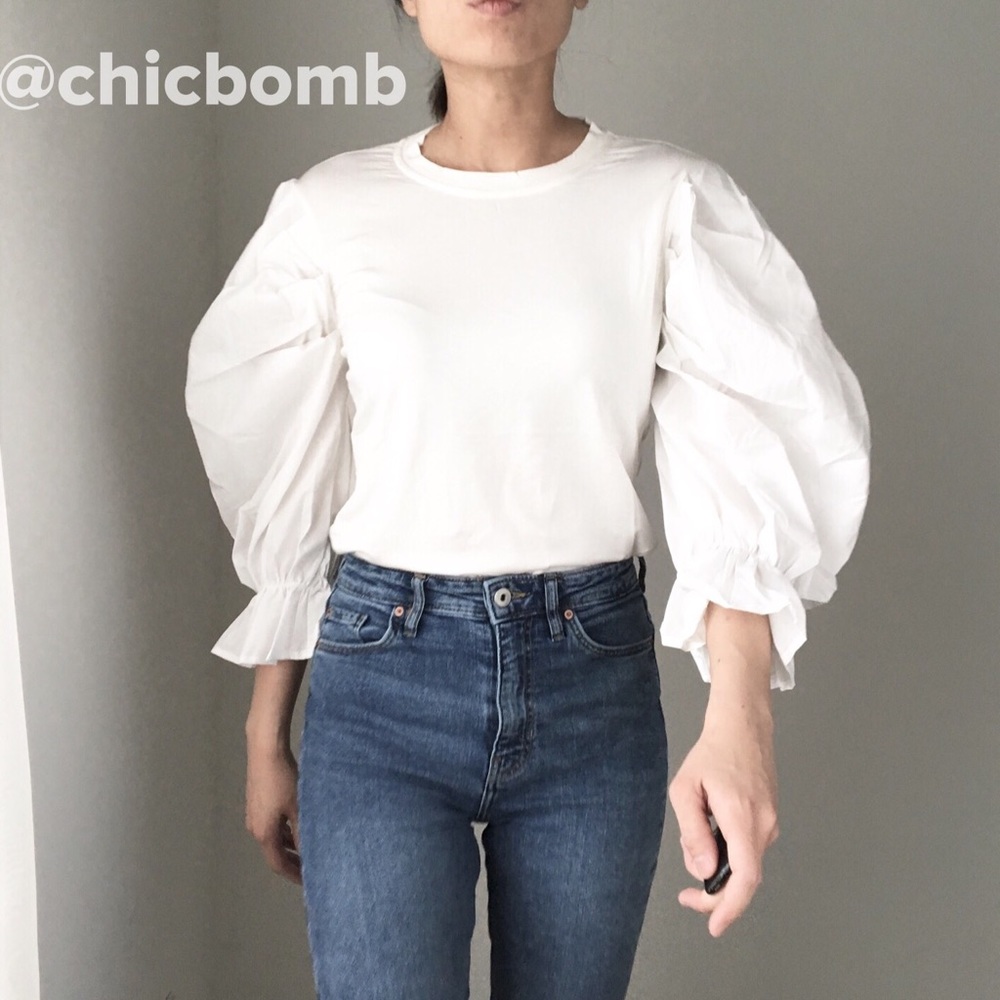 Basic drama chic top - Picture 4 of 5